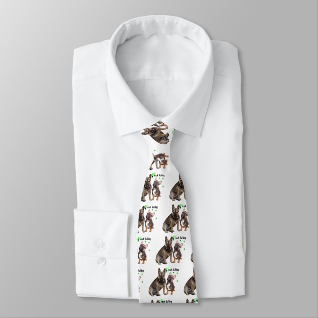 Krawatte französische Bulldoggen Slips (Bunden)