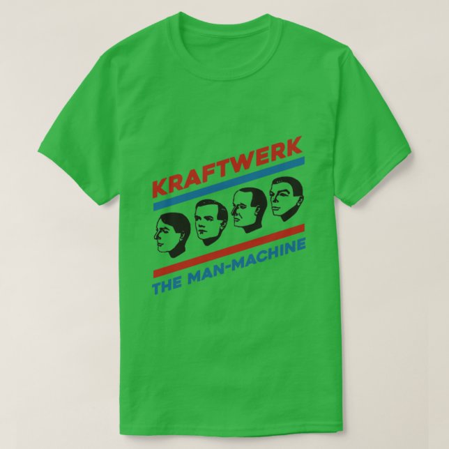 Krawerk, mannen maskin t shirt (Design framsida)