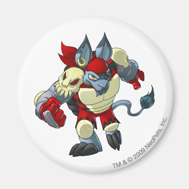 Krawk Island Team Kapten 2 Magnet (Framsidan)