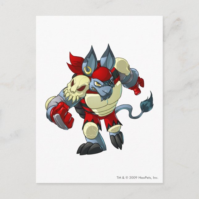 Krawk Island Team Kapten 2 Vykort (Framsida)