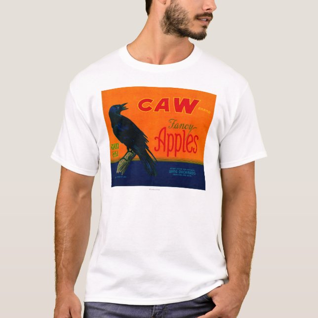 Kraxa den Apple lådan LabelMedford, ELLER T-shirt (Framsida)
