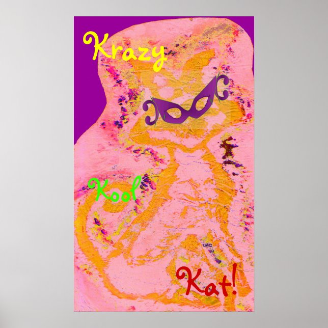 Krazy Kool Kat Poster (Framsidan)