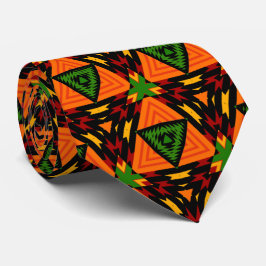 Krazy Kool Kente Tribal Stil Neck Tie Slips
