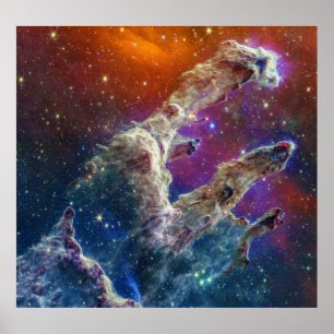 Kreation Eagle Nebula M16 NGC 6611 JWT Poster