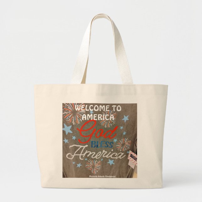 KREATIONER AV OLUMDE GBADAMOSI JUMBO TYGKASSE (Framsidan)