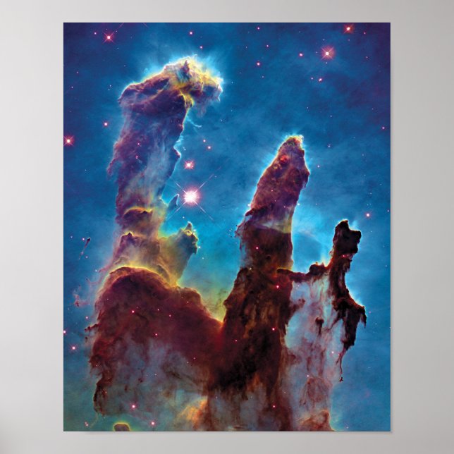 Kreations M16 Eagle Nebula Space Photo Poster (Framsidan)