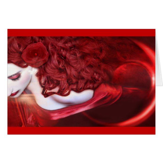 Kreationskraft - Självporträtt Hälsningskort (Framsidan Horizontal)