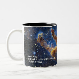 Kreationspelar (NIRCam Image) James Webb JWST Två-Tonad Mugg