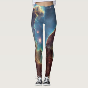 Kreationspelarer från Hubble Telescope Leggings