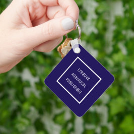 Kreativ, analytisk, passionerad akrylnyckelkedja nyckelring