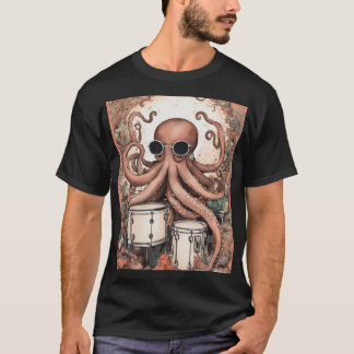 Kreativ av oktopus Tee-design T Shirt