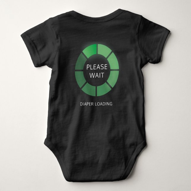 Kreativ Baby Onsie T Shirt (Baksida)