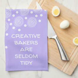 Kreativ Bakers är sällan tidy Kökshandduk