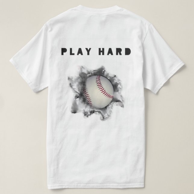Kreativ baseball t-shirt (Design baksida)
