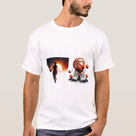 Kreativ Basketball Design - spelare, Shoe T Shirt