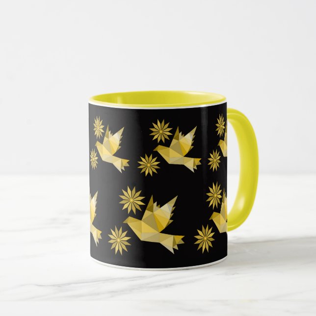 KREATIV BIRD MUGG FÖR NÄRVARANDE (Framsida höger)