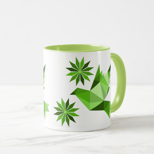 KREATIV BIRD MUGG FÖR NÄRVARANDE (Framsida höger)