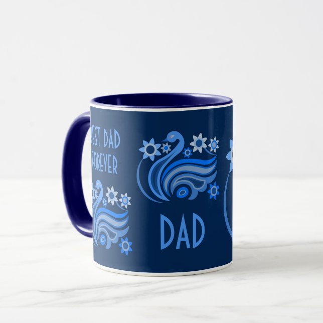 KREATIV BIRD MUGG FÖR NÄRVARANDE (Framsida vänster)