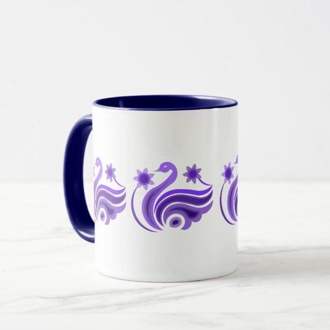 KREATIV BIRD MUGG FÖR NÄRVARANDE (Framsida vänster)