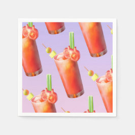 Kreativ Bloody Mary Cocktail Pappersservett