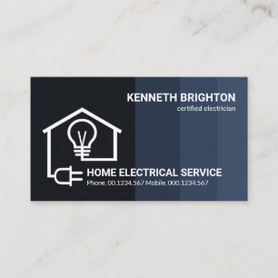 Kreativ Blue Lagrar Home Electric Circuit Wiring Visitkort