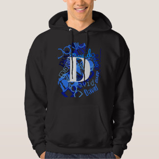 Kreativ Blue Monogram Hoodie