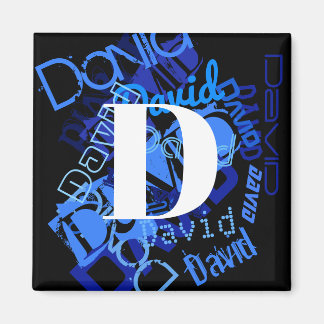 Kreativ Blue Monogram Magnet