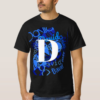 Kreativ Blue Monogram T Shirt