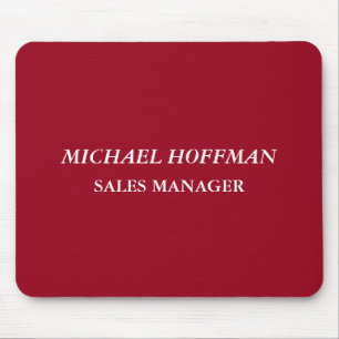 Kreativ Carmine Red Minimalist Classic Italic Musmatta