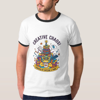 Kreativ Chaos" Ljuny Katt för konstnärer och Stude T Shirt