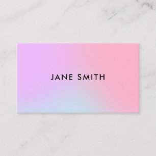 Kreativ Colorful Ombre Modern Visitkort