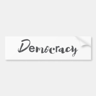 Kreativ, coola, modern, lekfull demokrati bildekal