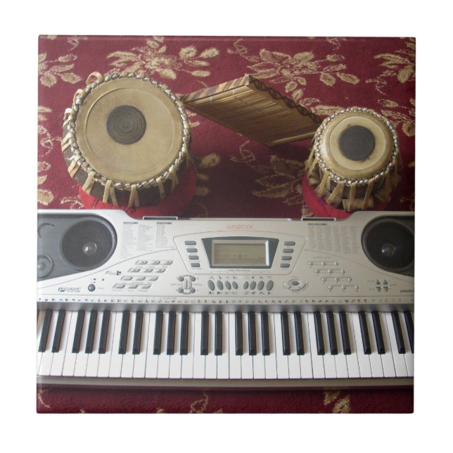 Kreativ Corner: Musical Tapestry Kakelplatta (Framsidan)