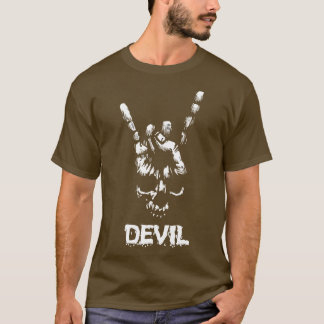 Kreativ Design för djävulen Coola T Shirt