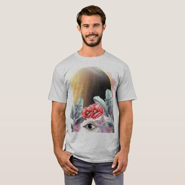 Kreativ Design Manar-Shirt "Solar Eclipse" T Shirt (Hel framsida)