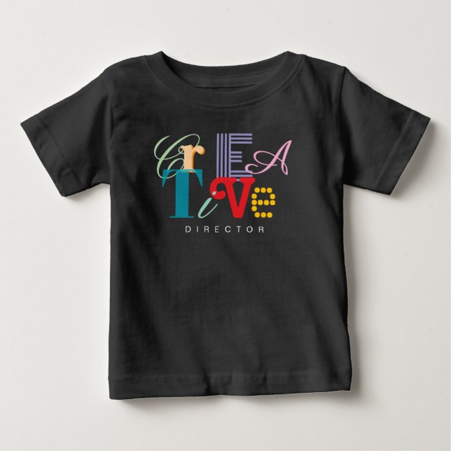 Kreativ DIREKTÖR rolig cool T Shirt (Framsida)