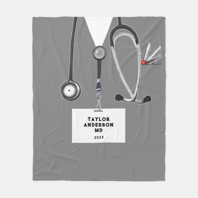 Kreativ Doktor Fleece Blanket (Framsidan)