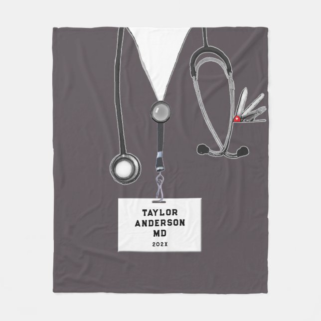 Kreativ Doktor Fleece Blanket (Framsidan)
