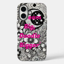 Kreativ Doodle Art Phone Case - Unik handritad