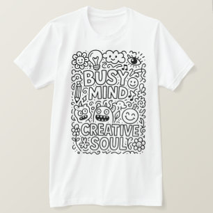 Kreativ Doodle Art T-Shirt Design