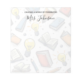 Kreativ Doodle Mönster läraruppskattning Anteckningsblock