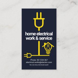 Kreativ Electric Circuit Home Electrical Service Visitkort
