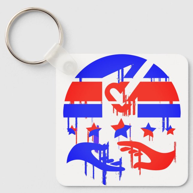 Kreativ Emblem of Empowerment and Representation Nyckelring (Framsida)