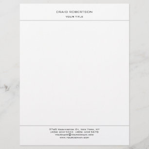 Kreativ - enkel, minimal modern Professionell Brevhuvud