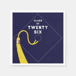 Kreativ examenklass 2026 pappersservett