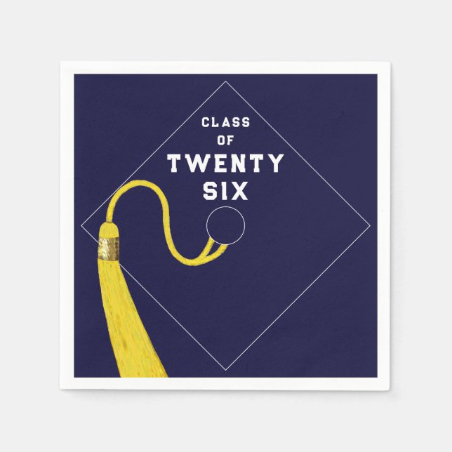 Kreativ examenklass 2026 pappersservett (Framsidan)