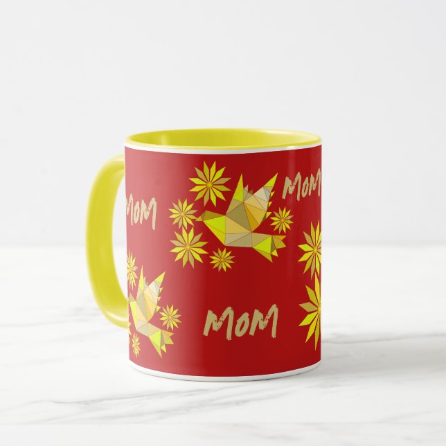 KREATIV FÅR MUGG FÖR NÄRVARANDE MAMMA (Framsida vänster)