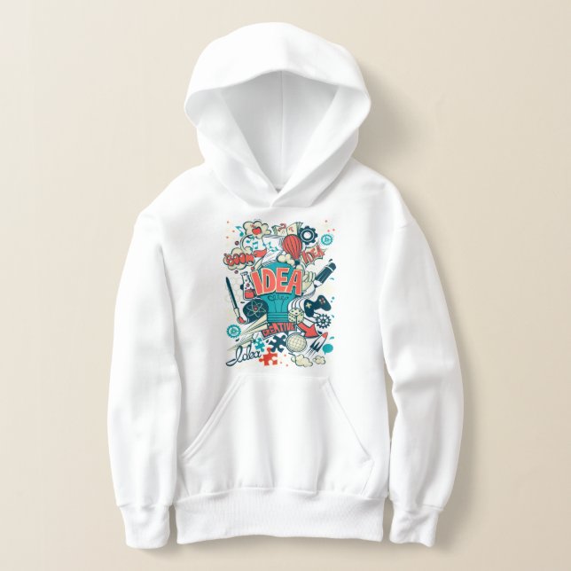 kreativ för multifärgad kreativitetsidentifiering t shirt (Laydown)