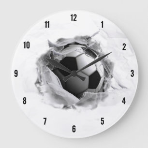 Kreativ Fotboll Stor Klocka