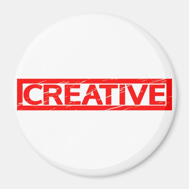 Kreativ Frimärke Magnet (Framsidan)